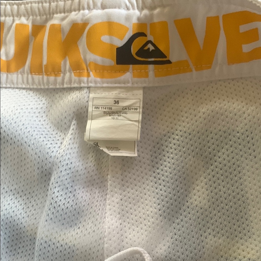 Quiksilver Los Angeles Chargers Boardshorts in Blue and White-lot of 2 - Picture 15 of 16
